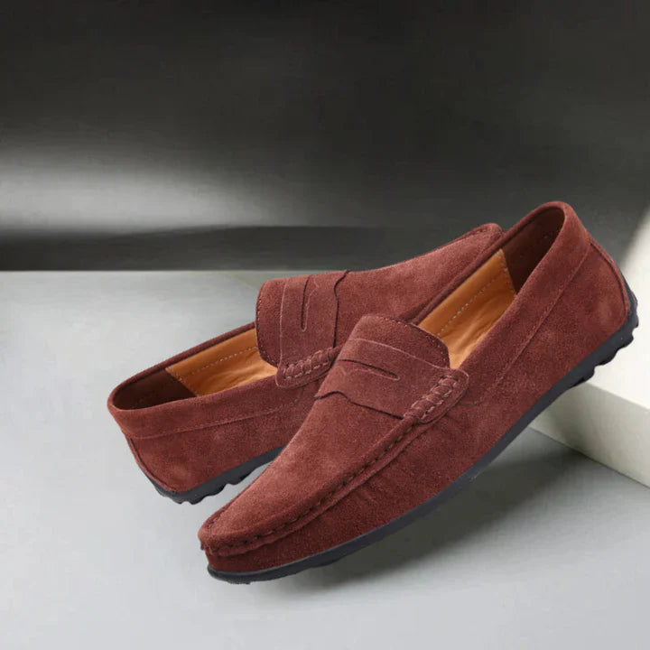 Mocassins en suède Lorenzo