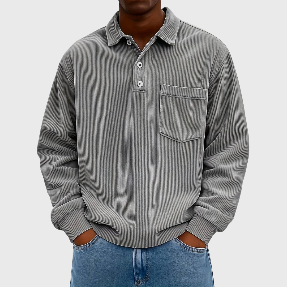 LOUIS & MARGOT | CHEMISE EN CORDON À MANCHES LONGUES POUR HOMME