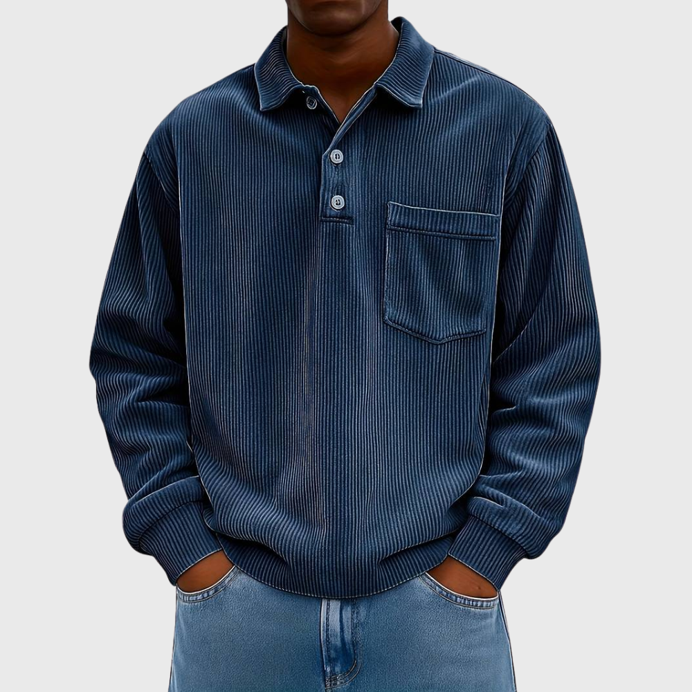 LOUIS & MARGOT | CHEMISE EN CORDON À MANCHES LONGUES POUR HOMME