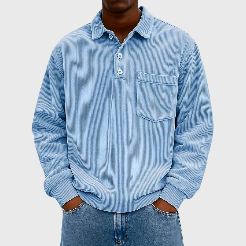 LOUIS & MARGOT | CHEMISE EN CORDON À MANCHES LONGUES POUR HOMME