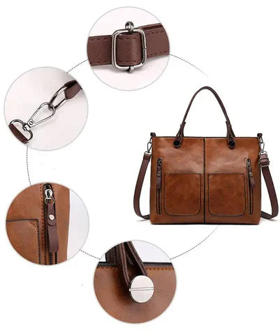 Gisela™ Sac à bandoulière de style vintage