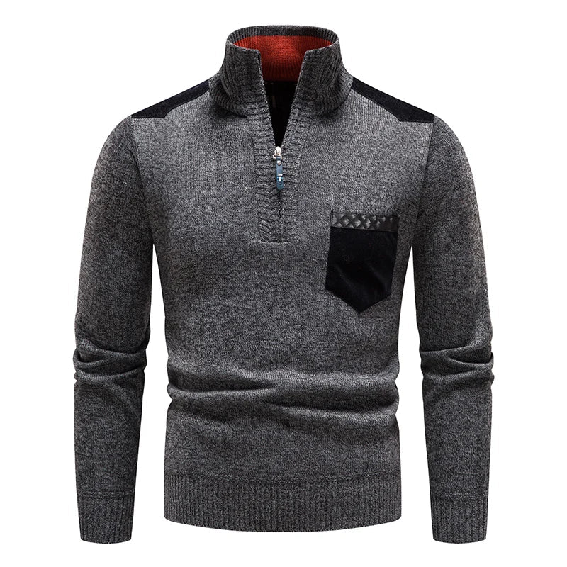 LOUIS & MARGOT | PULL HOMME EN POLAIRE AVEC ZIP