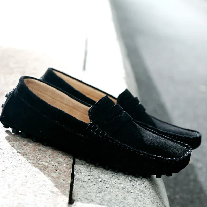 Loafers en suède décontractés