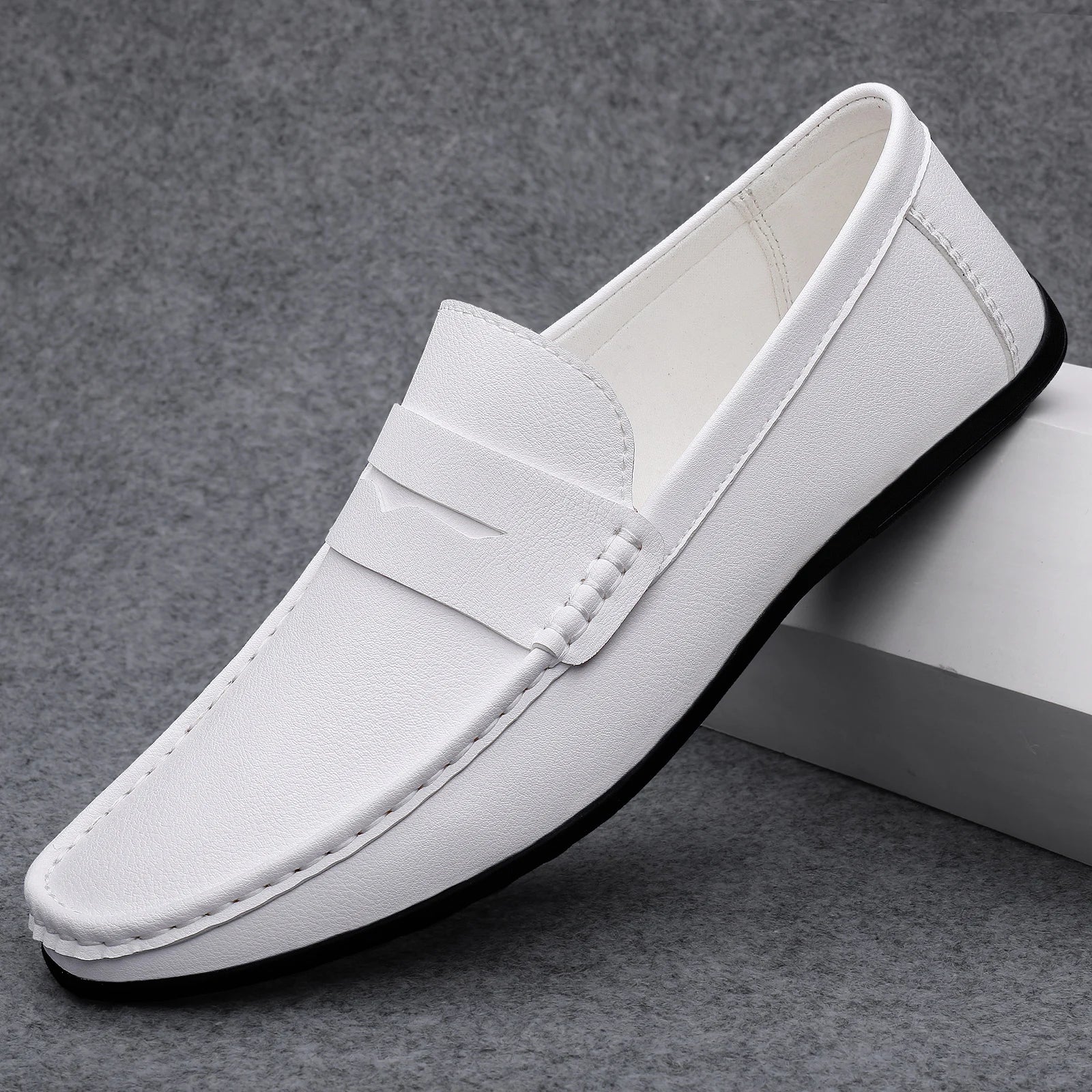Mocassins en cuir italien classiques