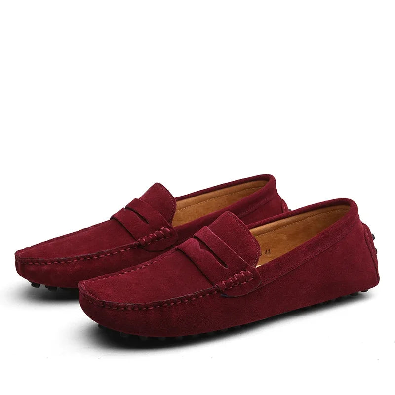Loafers en suède décontractés