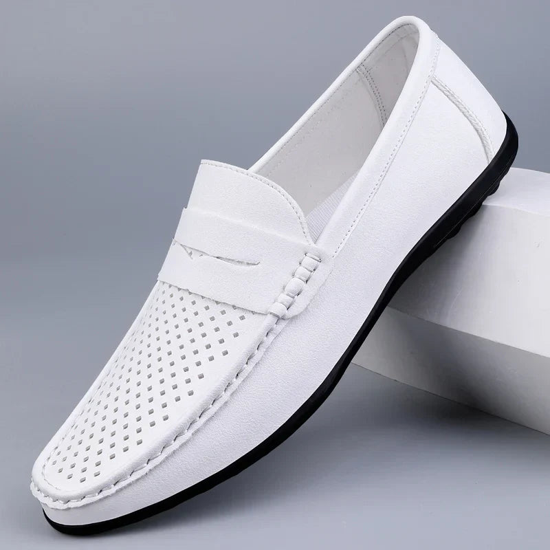 Mocassins en cuir italien classiques