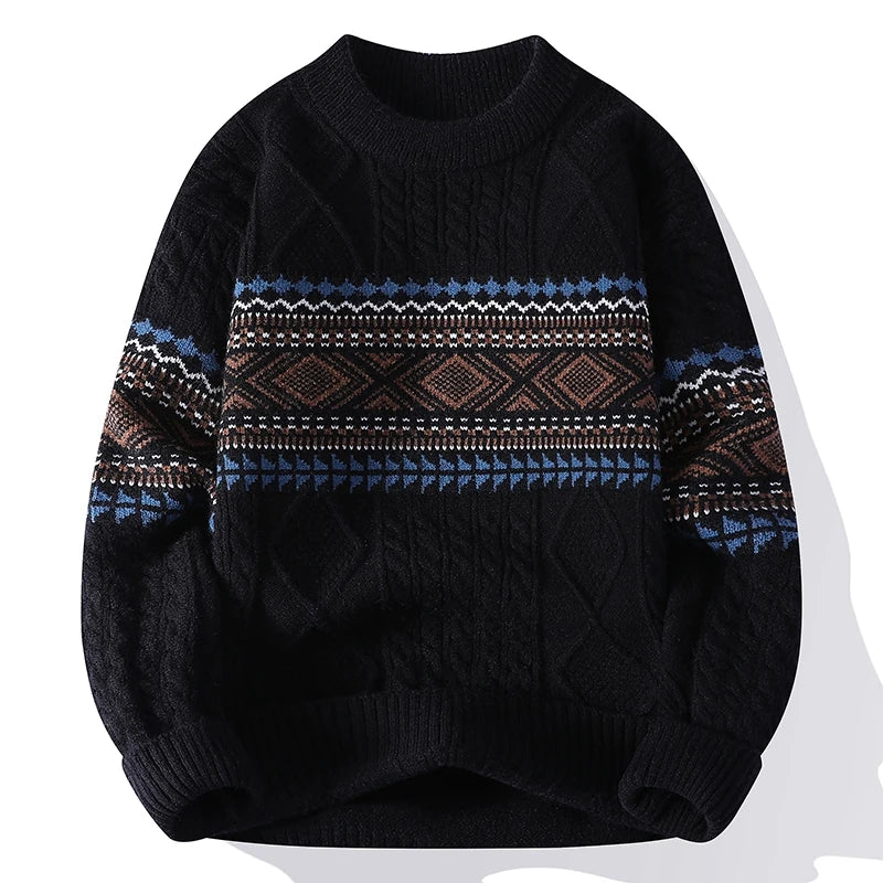 LOUIS & MARGOT | PULL EN MAILLE NORDIQUE POUR HOMME