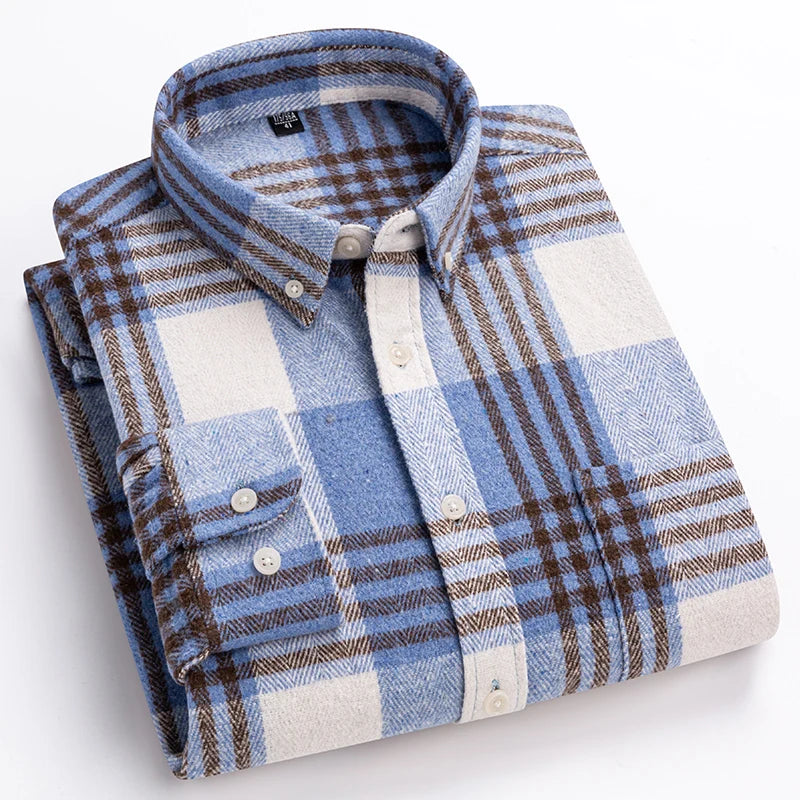 LOUIS & MARGOT | CHEMISE À CARREAUX POUR HOMME MODERNE