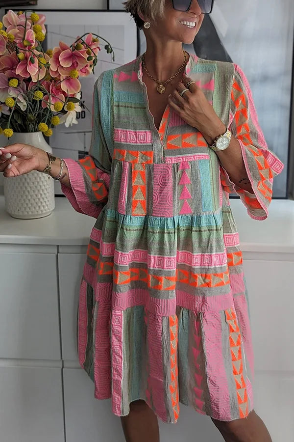 Dominique™ | Élégante Robe Midi d'Été