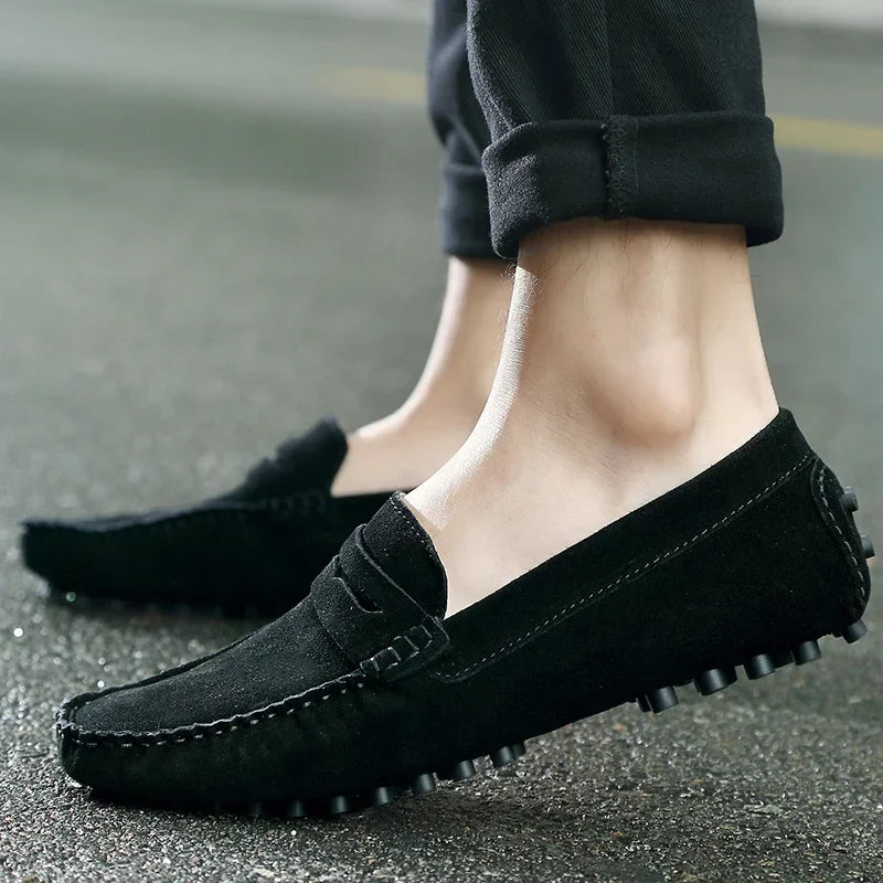 Loafers en suède décontractés
