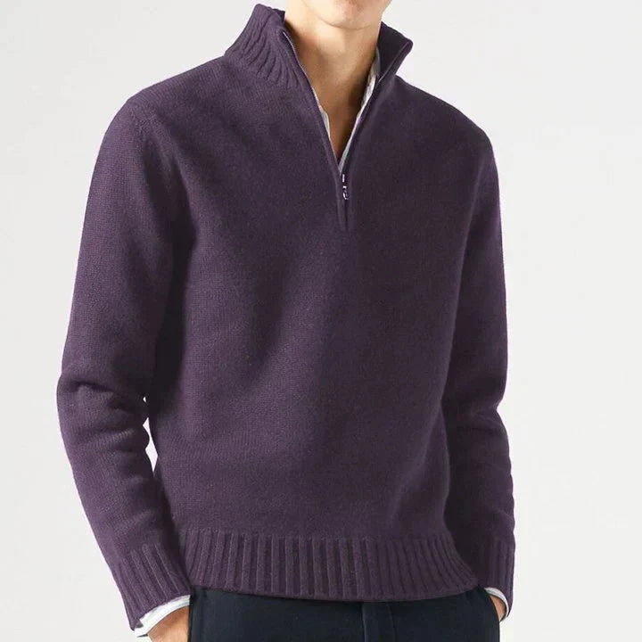 LOUIS & MARGOT | DOLCEVITA EN LAINE AVEC ZIP POUR HOMME