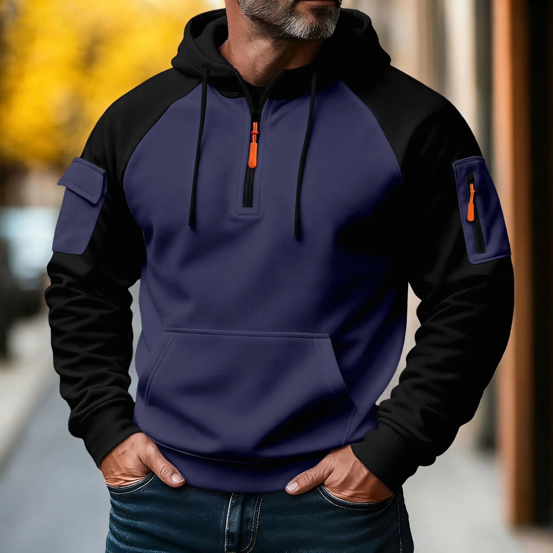 LOUIS & MARGOT | PULL À CAPUCHE ZIPPÉ POUR HOMME