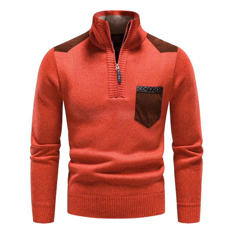 LOUIS & MARGOT | PULL HOMME EN POLAIRE AVEC ZIP