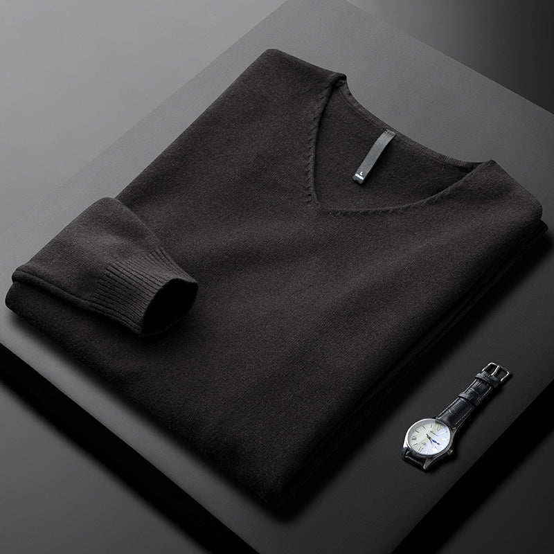 LOUIS & MARGOT | PULL EN V EN FIBRES NOBLES POUR HOMME