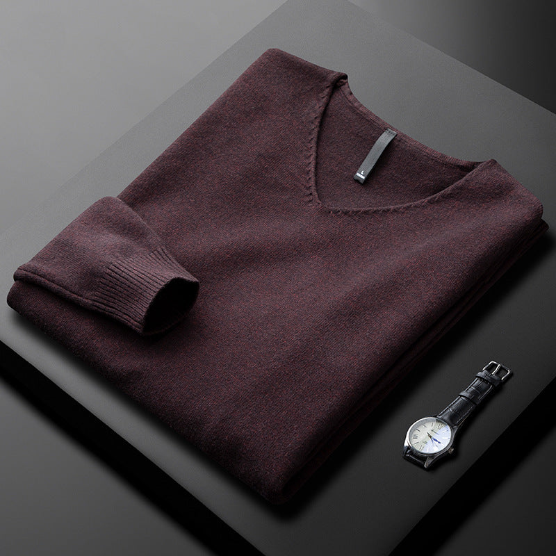 LOUIS & MARGOT | PULL EN V EN FIBRES NOBLES POUR HOMME