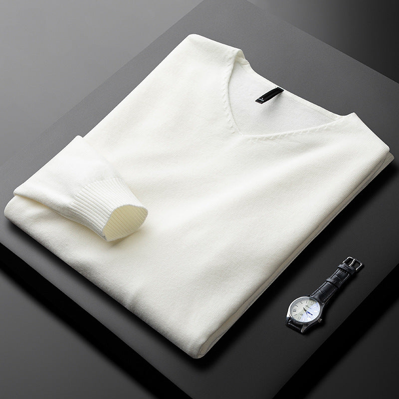 LOUIS & MARGOT | PULL EN V EN FIBRES NOBLES POUR HOMME