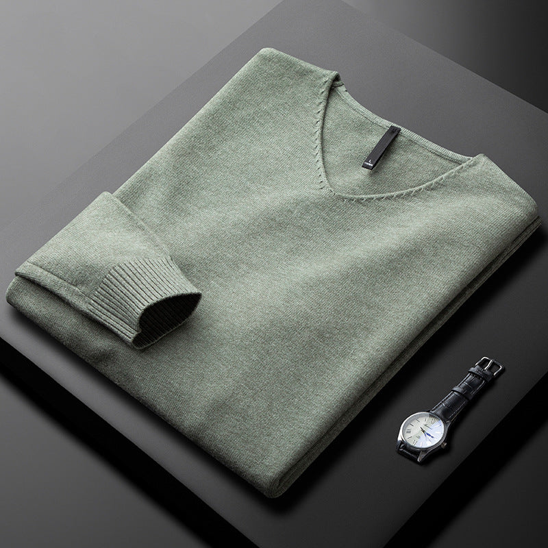 LOUIS & MARGOT | PULL EN V EN FIBRES NOBLES POUR HOMME