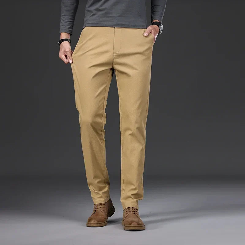 Pantalon Décontracté En Coton Pour Homme