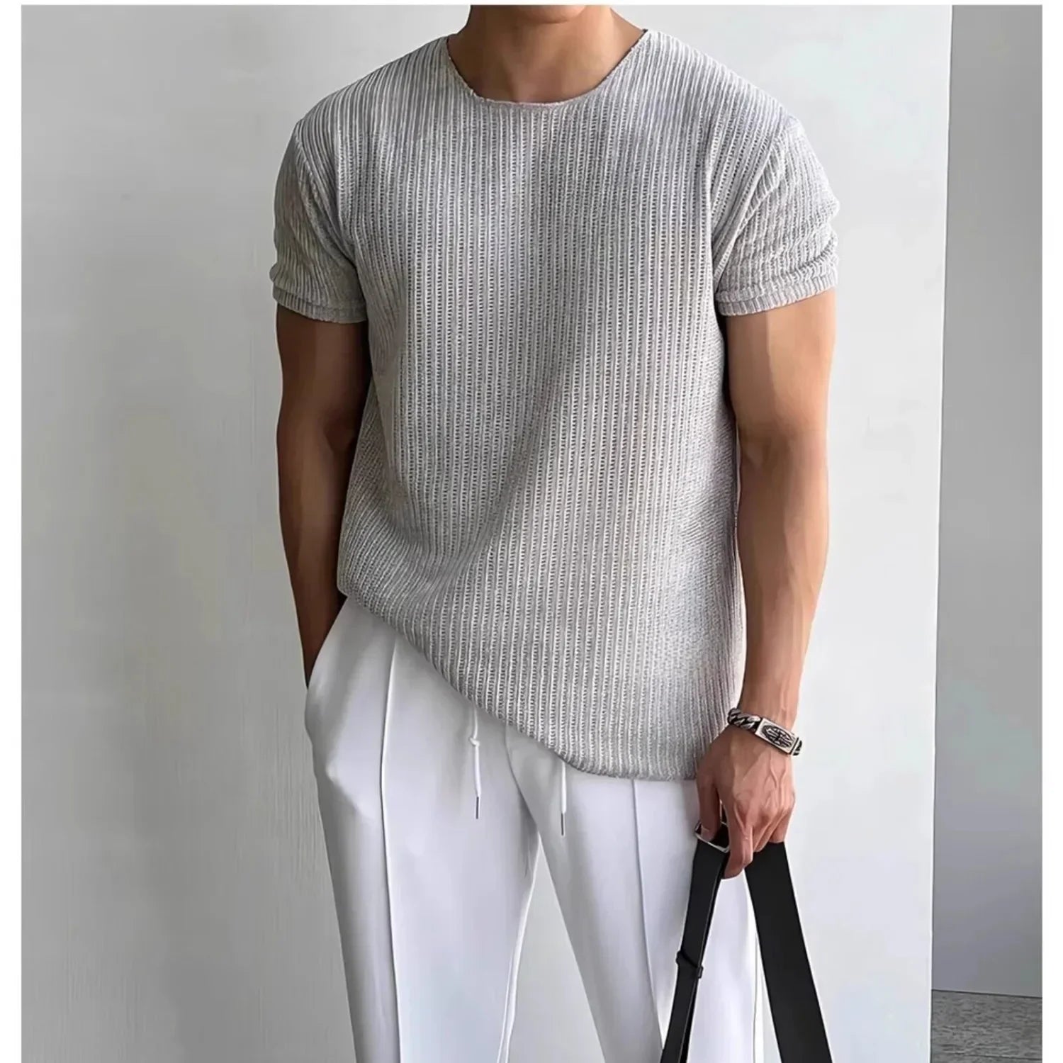 LOUIS & MARGOT | T-SHIRT EN TRICOT POUR HOMMES
