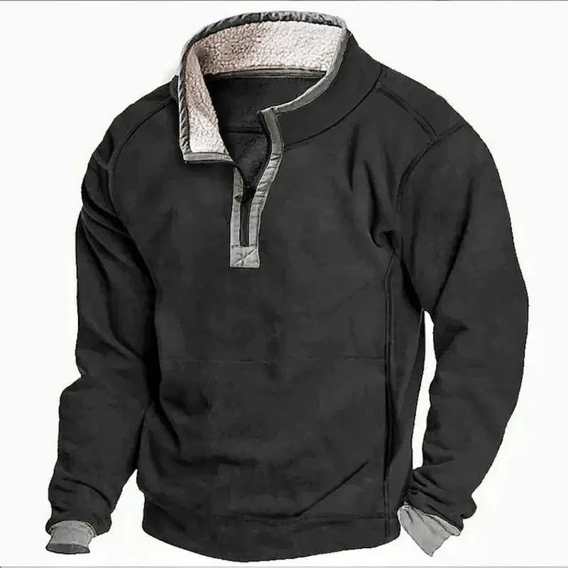 LOUIS & MARGOT | PULL ZIPPÉ D'HIVER COSY POUR HOMMES