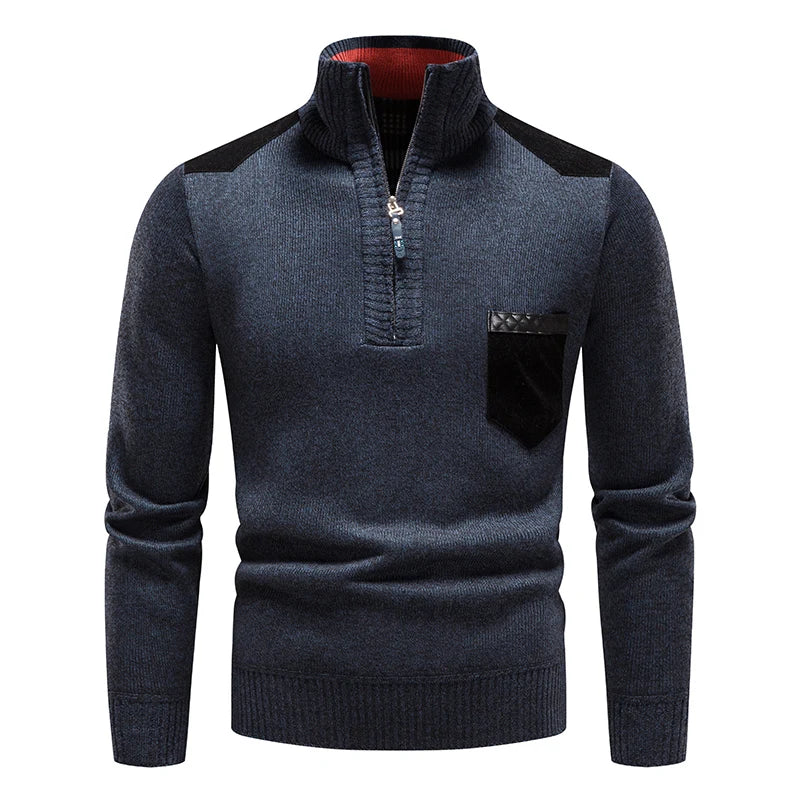 LOUIS & MARGOT | PULL HOMME EN POLAIRE AVEC ZIP
