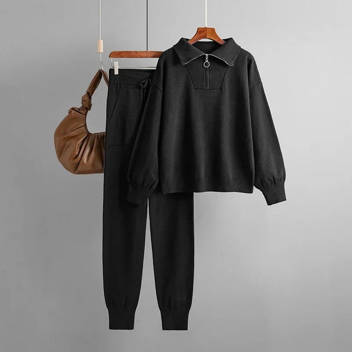 MAEVEN™ | Calena Knitted Tracksuit