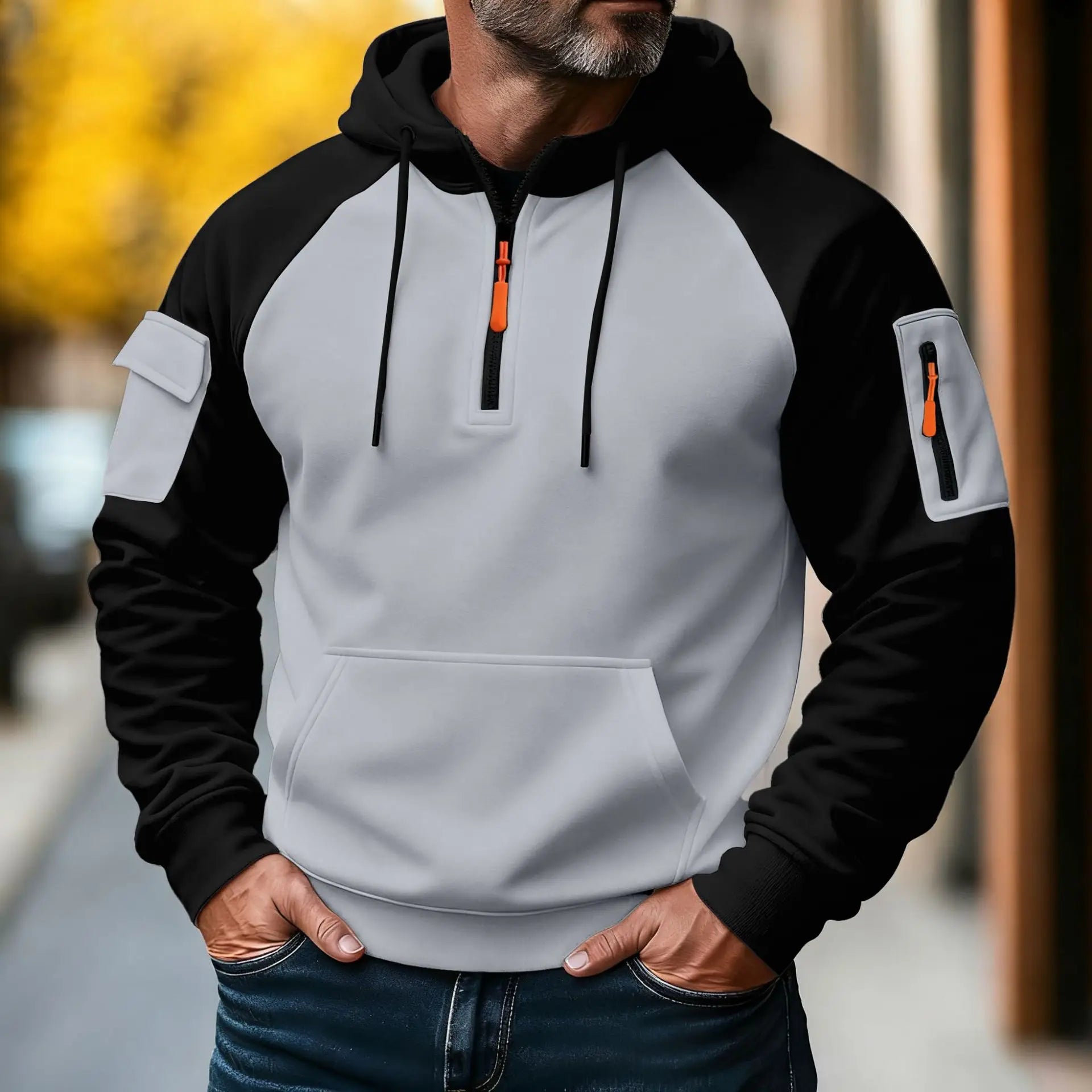 LOUIS & MARGOT | PULL À CAPUCHE ZIPPÉ POUR HOMME