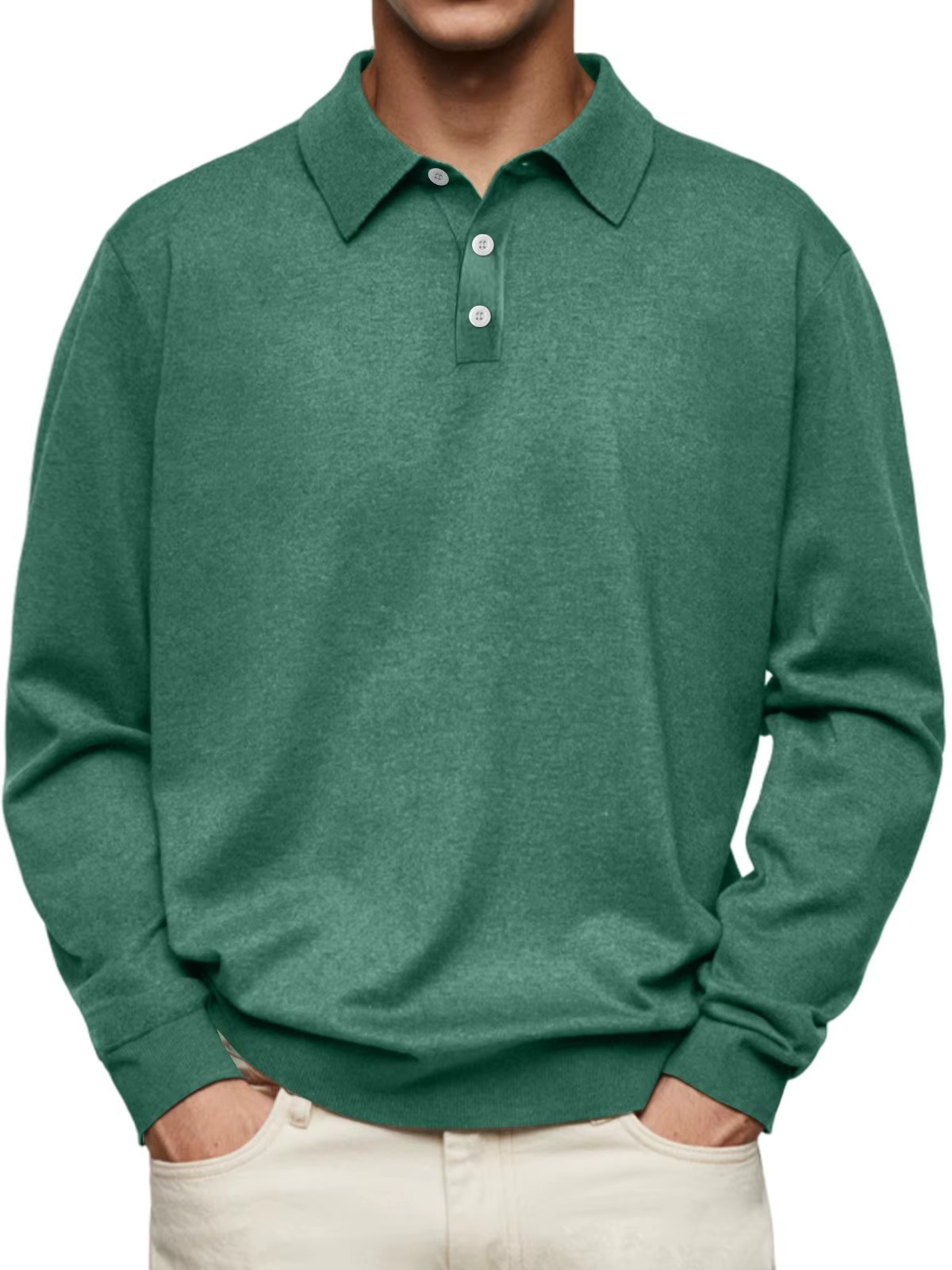 LOUIS & MARGOT | POLO À MANCHES LONGUES POUR HOMMES