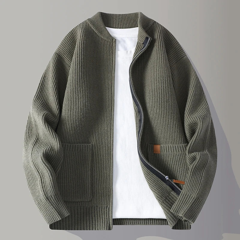 LOUIS & MARGOT | VESTE ZIP HOMME À CÔTES