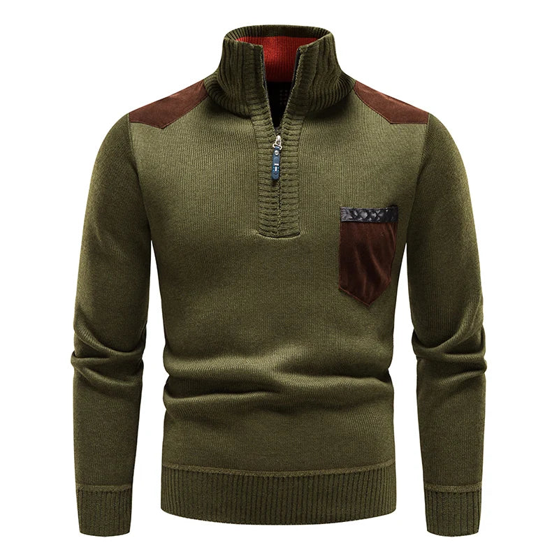 LOUIS & MARGOT | PULL HOMME EN POLAIRE AVEC ZIP