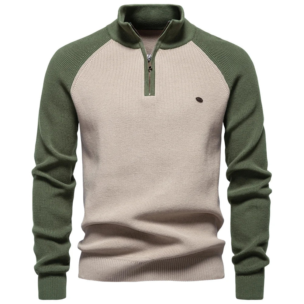 LOUIS & MARGOT | PULL QUART ZIP POUR HOMME