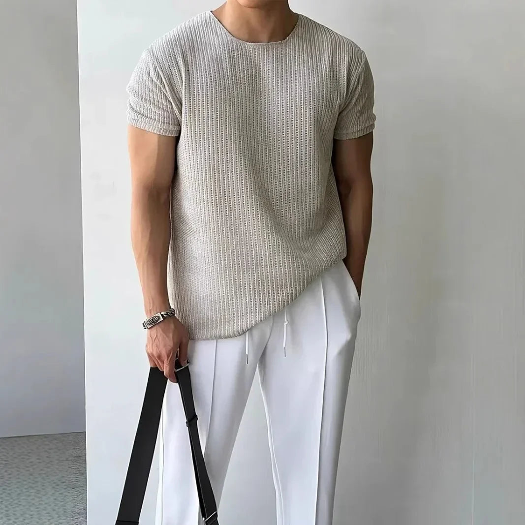 LOUIS & MARGOT | T-SHIRT EN TRICOT POUR HOMMES