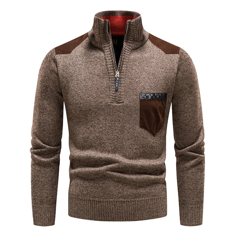 LOUIS & MARGOT | PULL HOMME EN POLAIRE AVEC ZIP