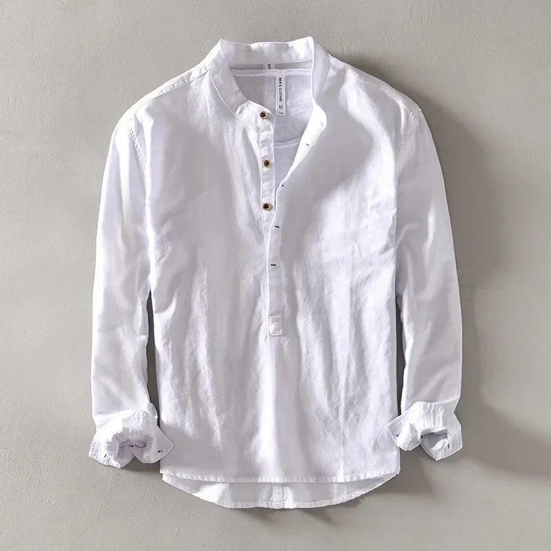 LOUIS & MARGOT | CHEMISE MINIMALISTE EN LIN POUR HOMME
