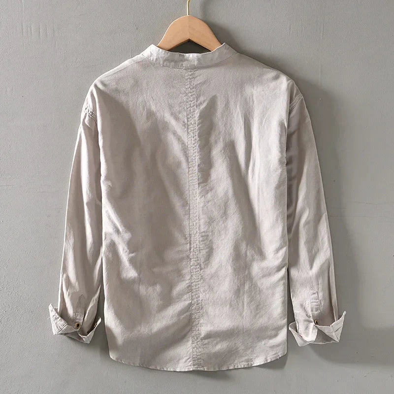 LOUIS & MARGOT | CHEMISE MINIMALISTE EN LIN POUR HOMME