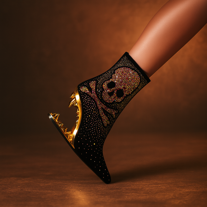 MAEVEN™ | Coraline Skull Boots
