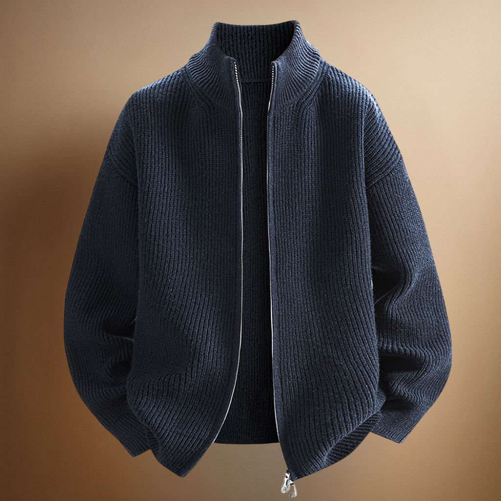 LOUIS & MARGOT | PULL CÔTE À CÔTE AVEC ZIP POUR HOMME