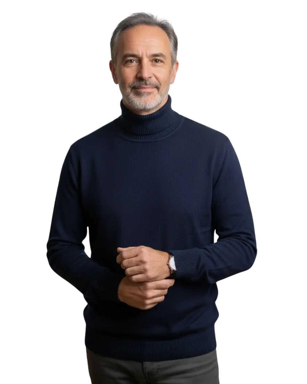 LOUIS & MARGOT | PULL COL ROULÉ À MANCHES LONGUES POUR HOMME