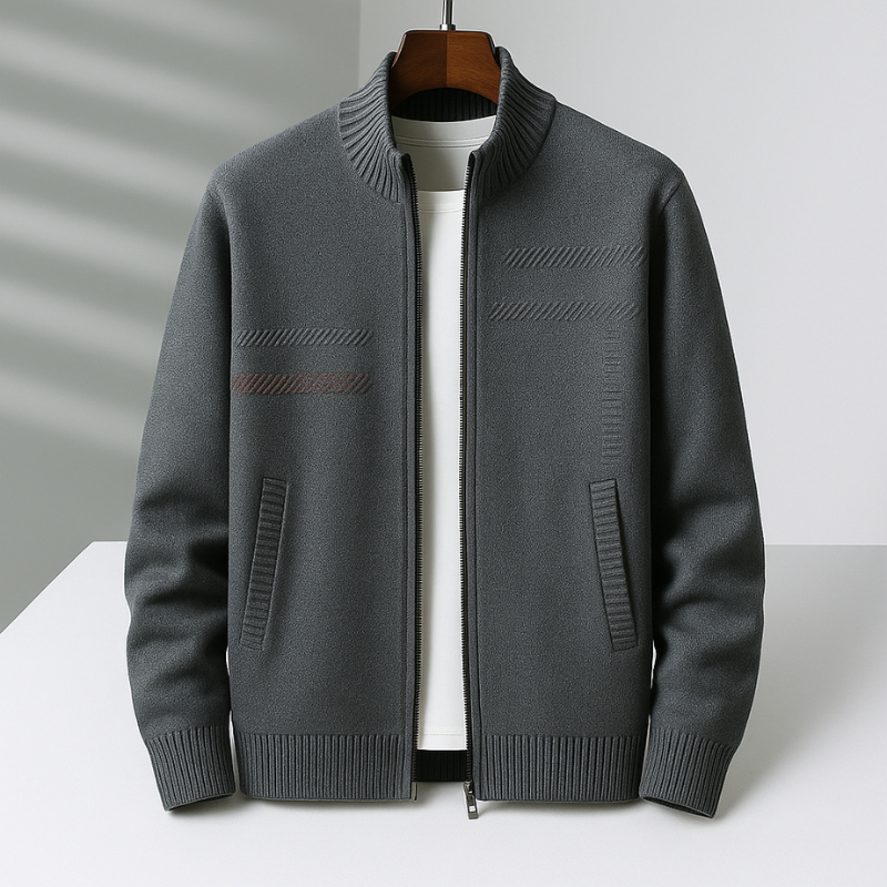 LOUIS & MARGOT | VESTE EN MAILLE ZIPPÉE POUR HOMME