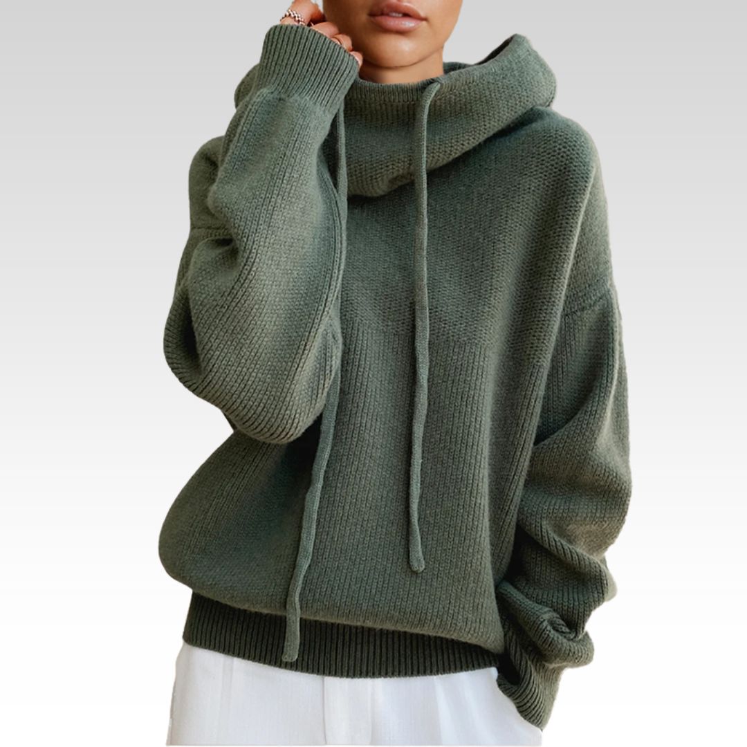 Charlotte™ | Doux Pull d'Automne à Capuche