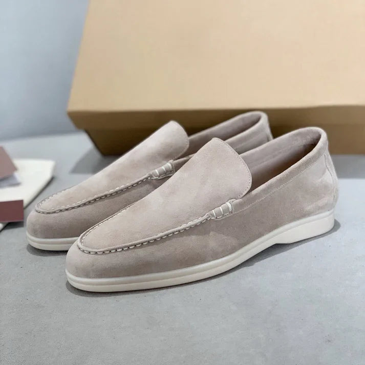 Loafers en suède chic
