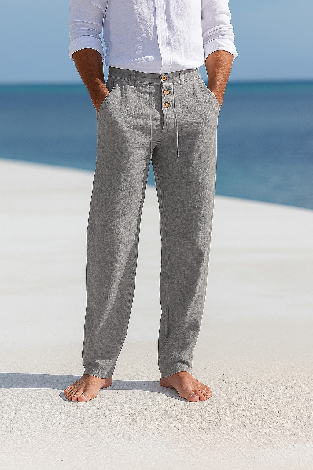 MATTEO | PANTALON D'ÉTÉ EN LIN LÉGER