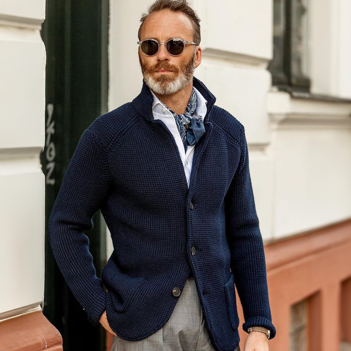 LOUIS & MARGOT | CARDIGAN EN MAILLE INTEMPORELLE