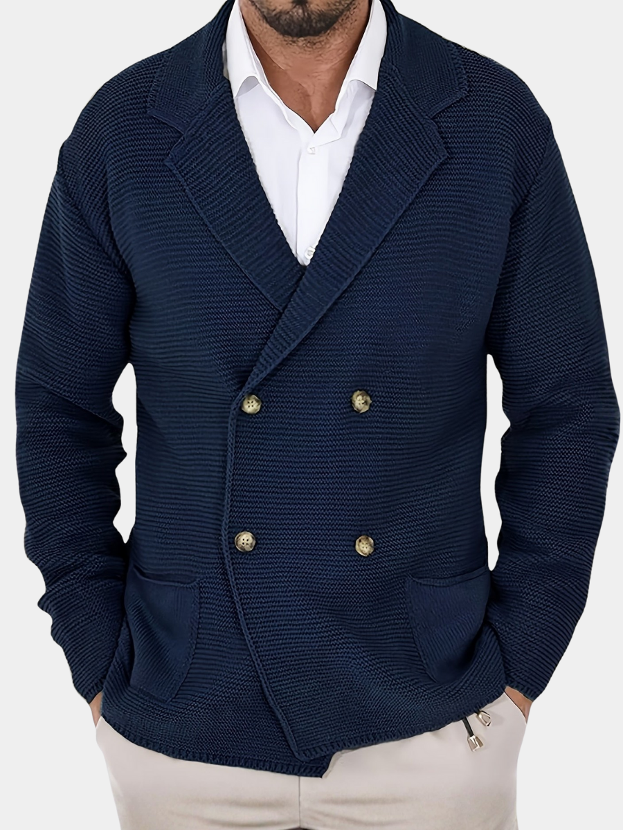 LOUIS & MARGOT | CARDIGAN ÉLÉGANT EN LAINE POUR HOMME