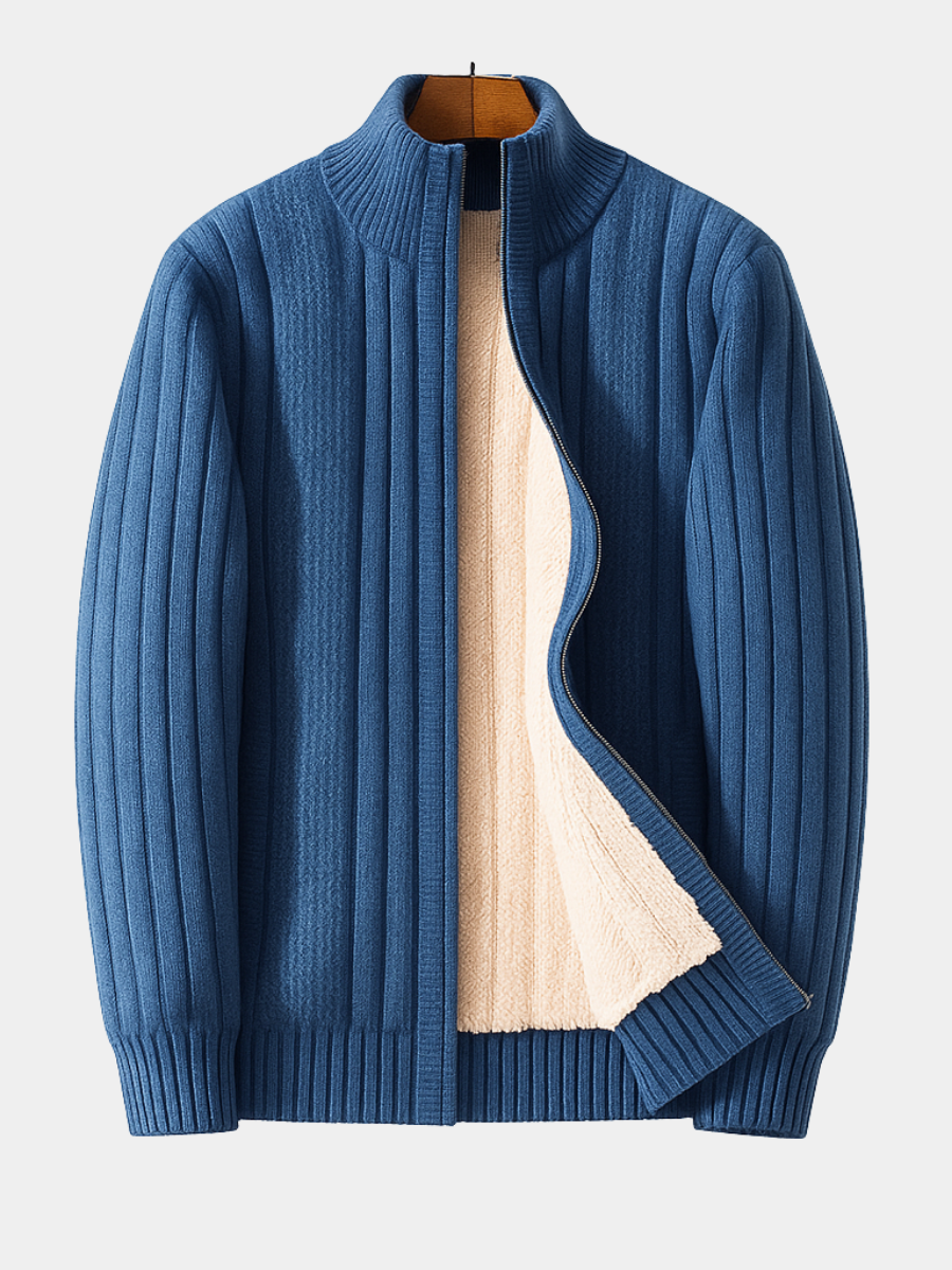 LOUIS & MARGOT | CARDIGAN ÉLÉGANT ET MODE AVEC ZIP POUR HOMME