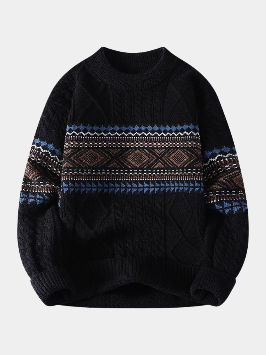LOUIS & MARGOT | PULL EN MAILLE NORDIQUE POUR HOMME