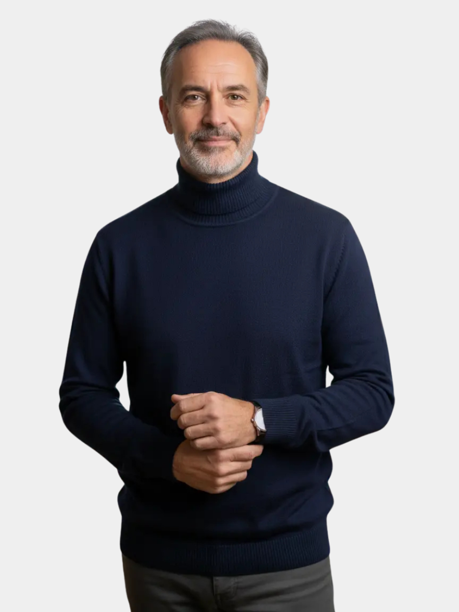 LOUIS & MARGOT | PULL EN MAILLE À COL ROULÉ POUR HOMME