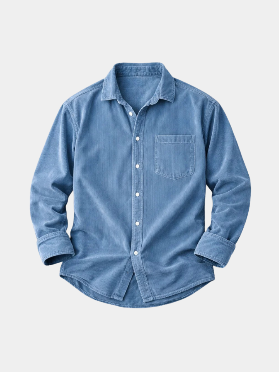 LOUIS & MARGOT | CHEMISE CLASSIQUE EN VELOURS CÔTELÉ POUR HOMME