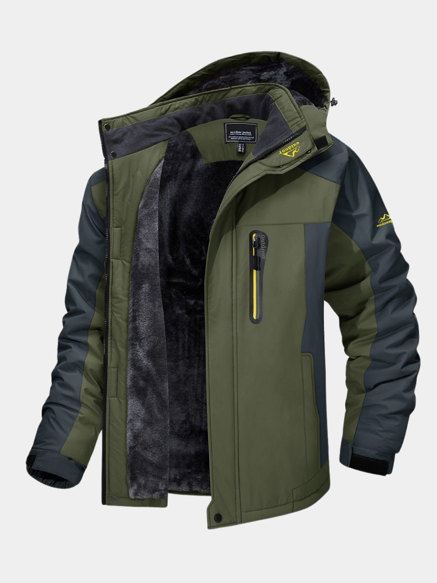 LOUIS & MARGOT | VESTE D'HIVER POUR HOMME EN EXTÉRIEUR