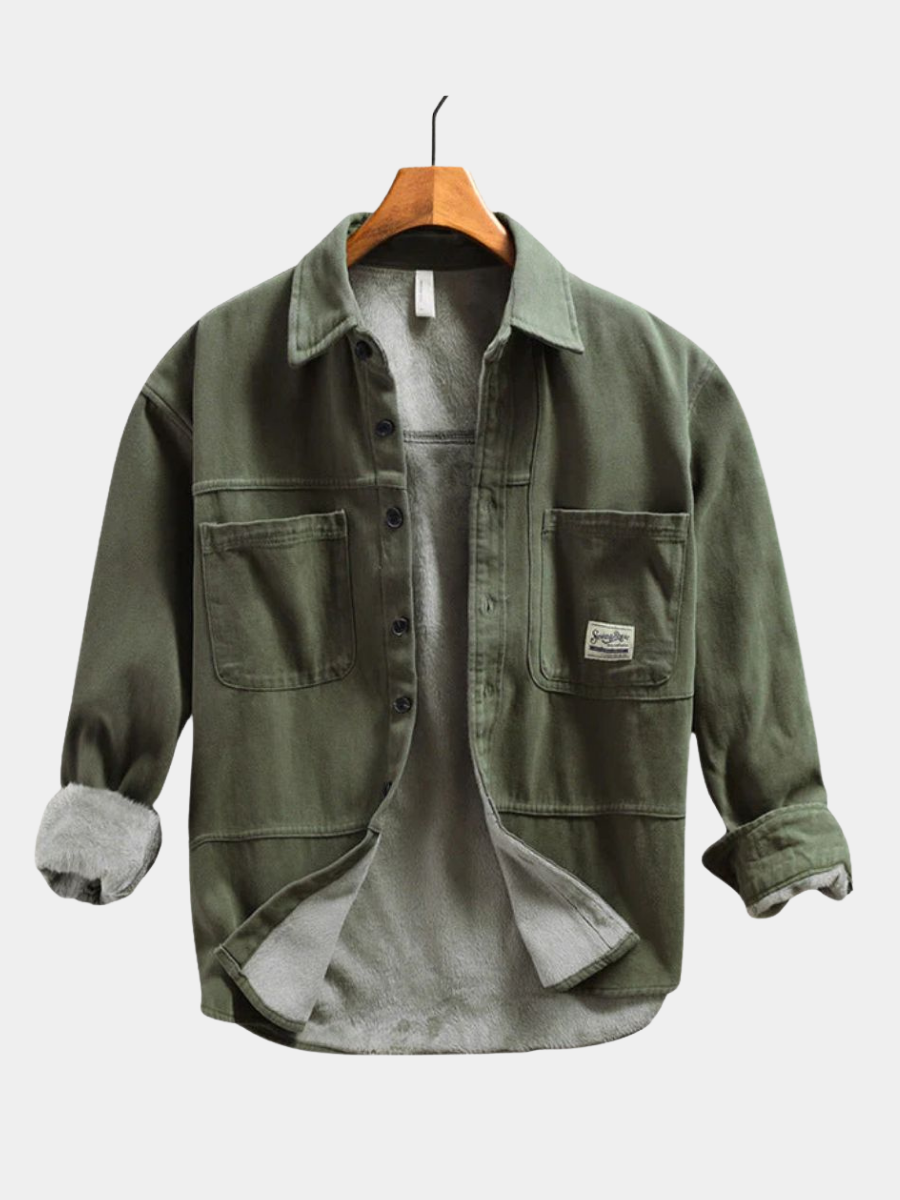 LOUIS & MARGOT | CHEMISE CARGO EN POLAIRE POUR HOMME